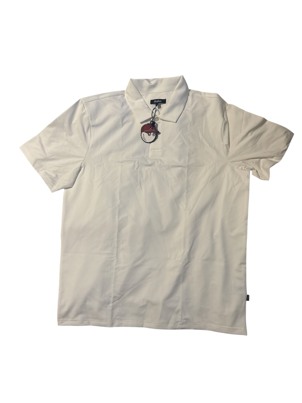 Malbon- White Men's Polo Shirt - Classic Short Sleeve